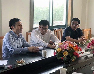 区农业农村书记苏书记和亭林镇金副镇长来我公司调研