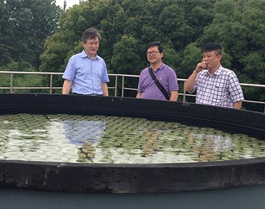 上海联业参观上海青浦第二污水处理厂