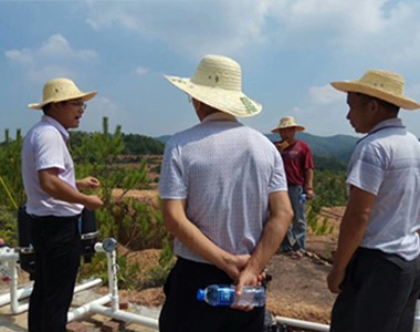 我公司在赣县“水肥药一体化”工程顺利验收