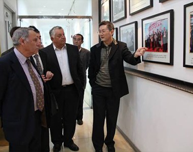 以色列客人考察上海联业总部